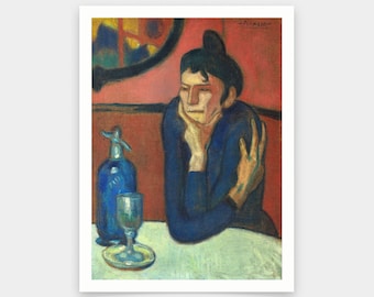 パブロ・ピカソ、「VERRE D'ABSINTHE」、海外版超希少レゾネ Picasso 