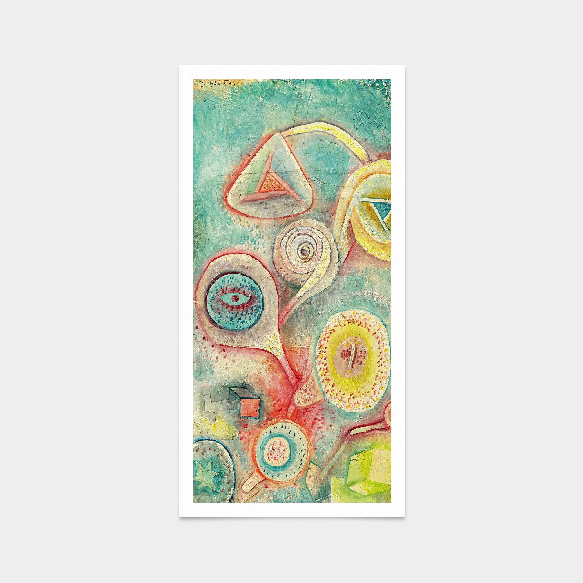 Paul Klee,small Flower,abstract Print,art Prints,vintage Art