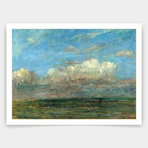 James Ensor,The White Cloud,art prints,Vintage art,canvas wall art,famous art prints,V4216