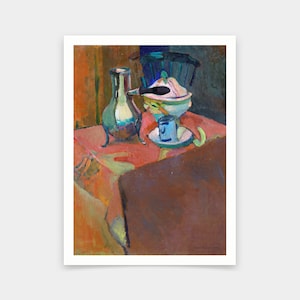 Henri Matisse,Crockery on the table 1900,art prints,Vintage art,canvas wall art,famous art prints,q482