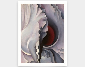 Georgia O'Keeffe,The Black Iris,1926,Kunstdrucke,Vintage Kunst,Leinwand Wandkunst,berühmte Kunstdrucke,V5829