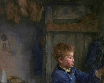 Henry Ossawa Tanner,the Young Sabot Maker,art Prints,vintage Art