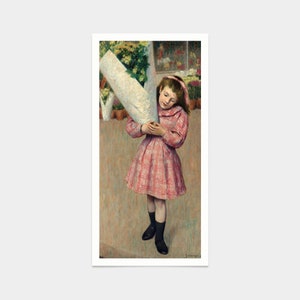 Federico Zandomeneghi,A bunch of flower,art prints,Vintage art,canvas wall art,famous art prints,vertical narrow prints,V7678