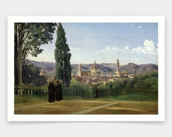 ジャン・バティスト・カミーユ・コロー フィレンツェ、ボーボリ庭園