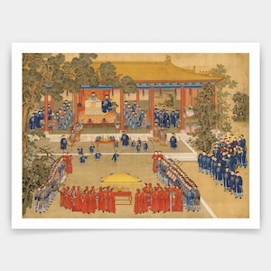 Yao Wenhan,Chongqing Kaiserin 80. Geburtstag,Chinesischer Blumendruck,Kunstdrucke,Vintage Kunst,Leinwand Wandkunst,berühmte Kunstdrucke,V5206