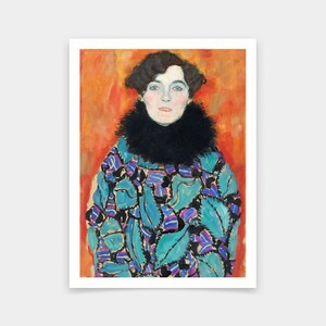 Gustav Klimt,Johanna Staude,art prints,Vintage art,canvas wall art,famous art prints,V5892
