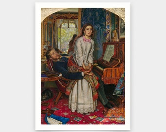 ウィリアム・ホルマン・ハント - 目覚めた良心 (1853) - 絵画写真