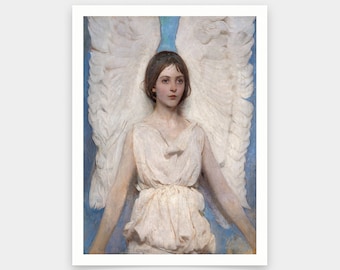 Abbott Handerson Thayer,Angel,art prints,Vintage art,canvas wall art,famous art prints,V5217