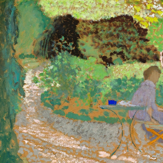 Edouard Vuillard,in the Garden 1898,art Prints,vintage Art