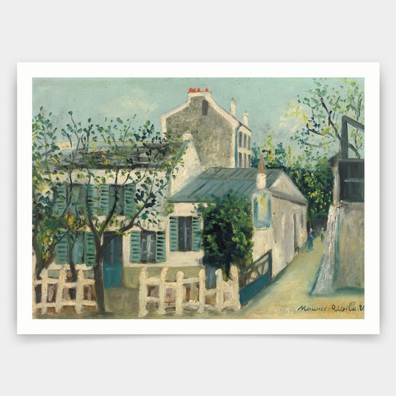 モーリス・ユトリロ、「Le Lapin agile a Montmartre」 Utrillo's painting of the Lapin | Gazette Drouot
