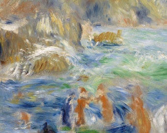 ピエール・オーギュスト・ルノワール、海辺の子供たち、ガーンジー島