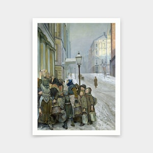 Christian Krohg,Struggle for Survival,art prints,Vintage art,canvas wall art,famous art prints,V5491