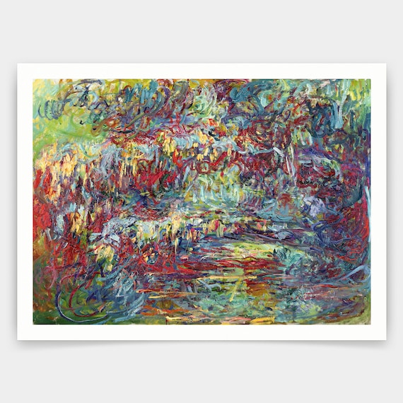 Claude Monet,japanese Bridge Blind,art Prints,vintage Art