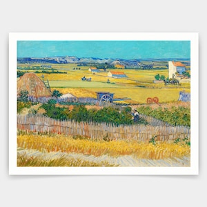 Vincent van Gogh,The Harvest,art prints,Vintage art,canvas wall art,famous art prints,q1463