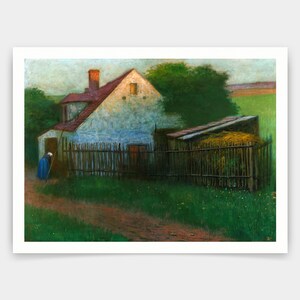 Jakub Schikaneder,Early Evening,art prints,Vintage art,canvas wall art,famous art prints,q1129