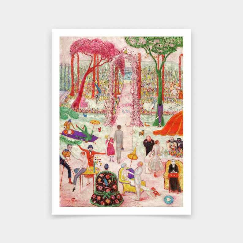Florine Stettheimer Canvas Print (18x24)