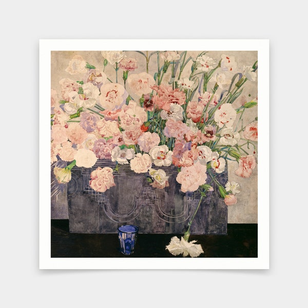 Charles Rennie Mackintosh,Pinks,art prints,Vintage art,canvas wall art,famous art prints,V6993