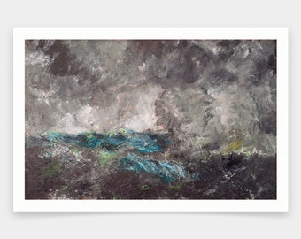 アウグスト・ストリンドベリ - 嵐の風景 スウェーデン (1894) - 有名な