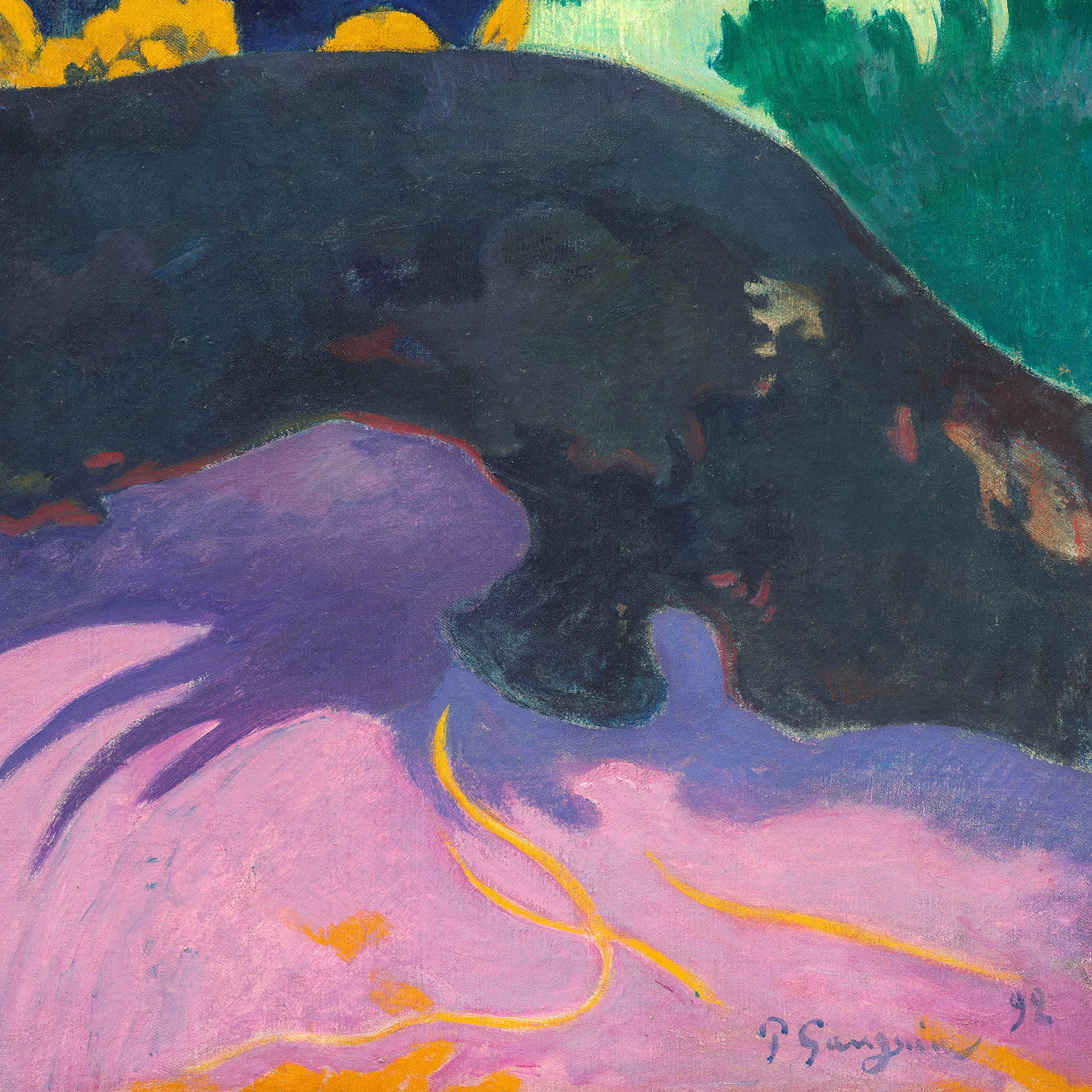 ポール ゴーギャン、Fatata te Miti、海辺、アート プリント