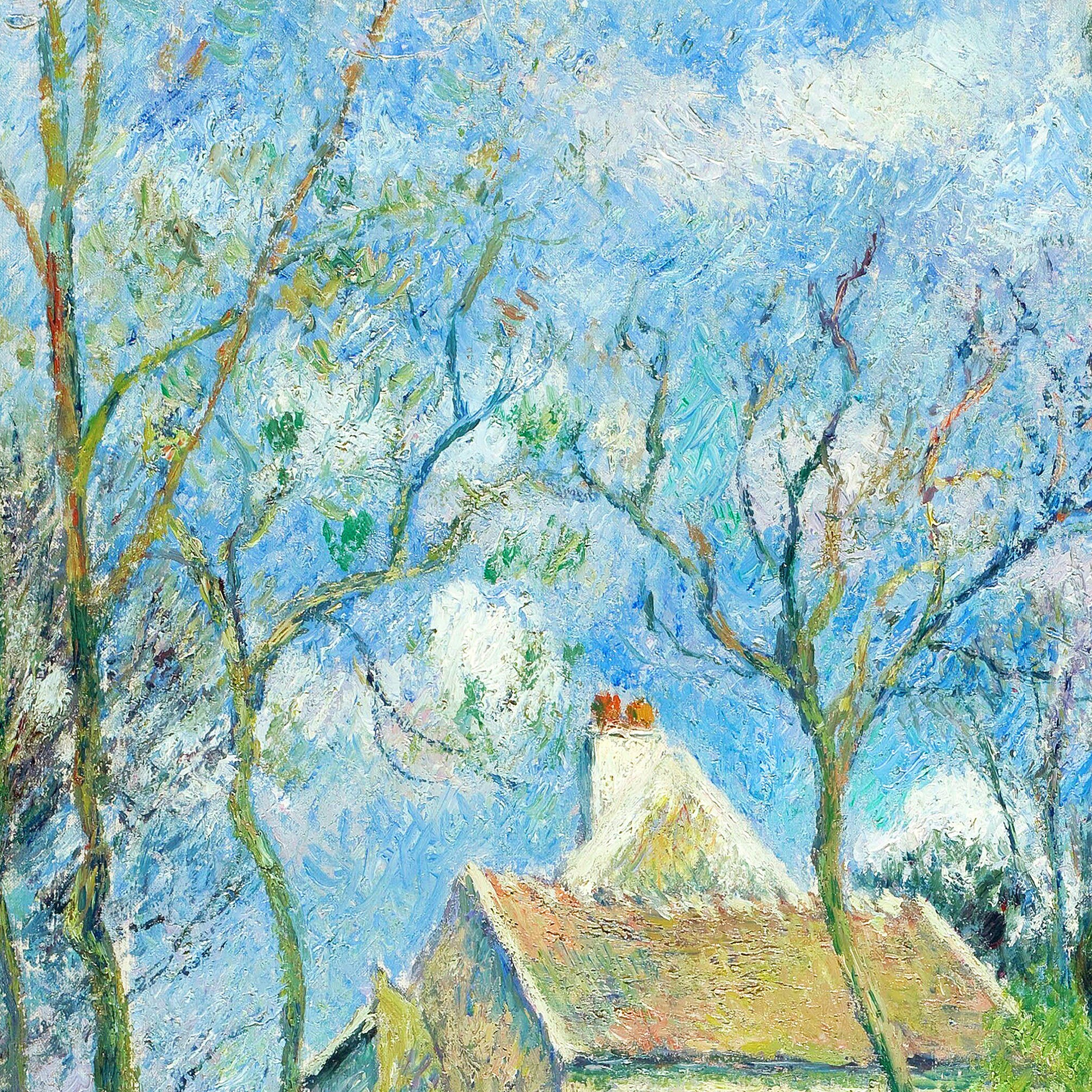 Camille Pissarro,the Path to Les Pouilleux, Pontoise,art