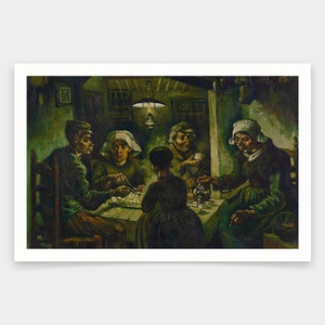 Vincent van Gogh,The Potato Eaters,art prints,Vintage art,canvas wall art,famous art prints,V2088