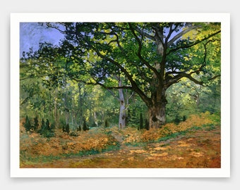 Claude Monet, the Bodmer Oak, Fontainebleau Forest, 1865 | Art