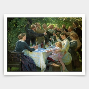 May include: A group of people gathered around a table outdoors, celebrating with champagne. The table is covered in a white tablecloth and set with glasses and bottles. The people are dressed in formal attire and appear to be enjoying themselves.