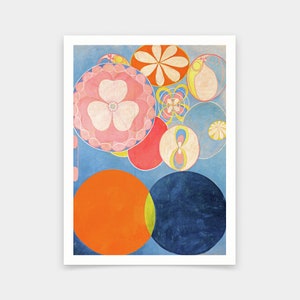 Hilma af Klint,Childhood, The Ten Largest,Abstract Wall Art,art prints,Vintage art,canvas wall art,famous art prints,V6022