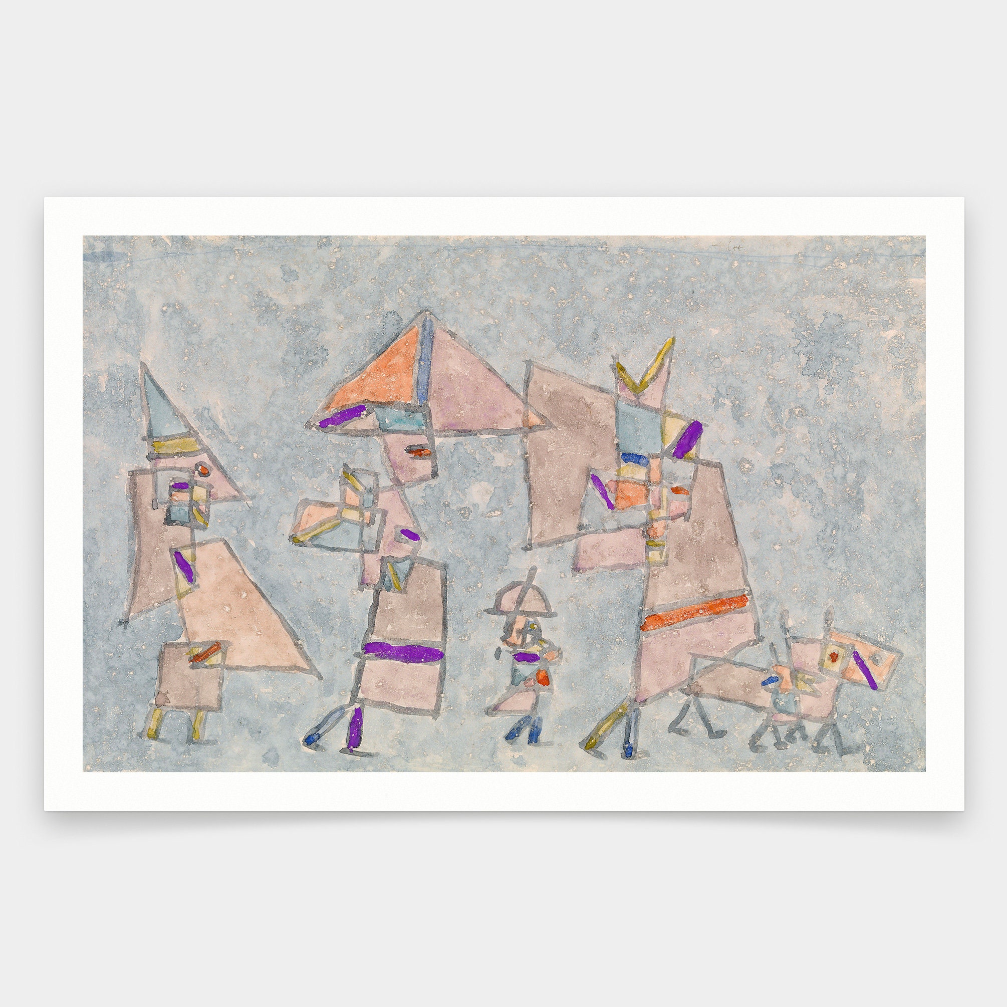 Paul Klee,walk in the Orient,abstract Art,art Prints,vintage Art