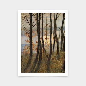 Vittore Grubicy de Dragon,Poème d’hiver,estampes d’art,art vintage,art mural sur toile,tirages d’art célèbres,q698