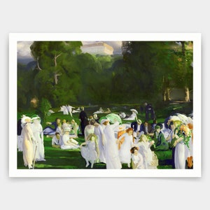 George Wesley Bellows,A Day in June,art prints,Vintage art,canvas wall art,famous art prints,V3904