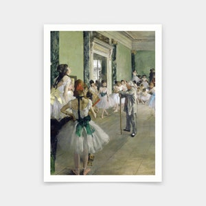 Edgar Degas,The Ballet Class,art prints,Vintage art,canvas wall art,famous art prints,q431