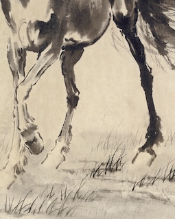 Xu Beihong、中国の水墨画の馬、馬の芸術、日本の版画、アートプリント