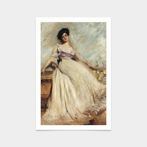 Cesare Tallone,Portrait of Ellade Crespi Colombo,art prints,Vintage art,canvas wall art,famous art prints,q2188