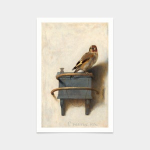 Carel Fabritius,The Goldfinch ,art prints,Vintage art,canvas wall art,famous art prints,q2186