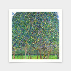 Gustav Klimt,Pear Tree,art prints,Vintage art,canvas wall art,famous art prints,q2703