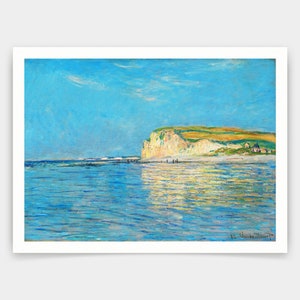 Claude Monet,Low Tide at Pourville, near Dieppe, 1882,art prints,Vintage art,canvas wall art,famous art prints,q863