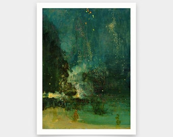 ジェームズ・アボット・マクニール・ホイッスラーの有名な花火の絵画