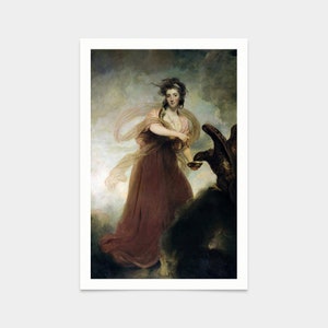 Sir Joshua Reynolds,Mrs Musters as Hebe,art prints,Vintage art,canvas wall art,famous art prints,V2878