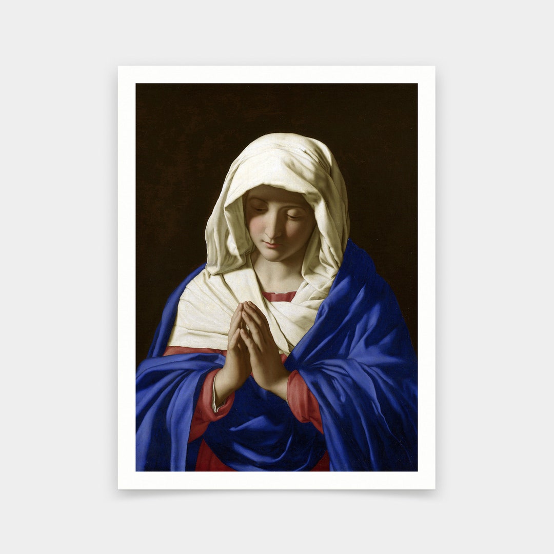 サッソフェラートの祈りの乙女(1640-50) プリント il_1080xN.3978496602_l6f8.jpg