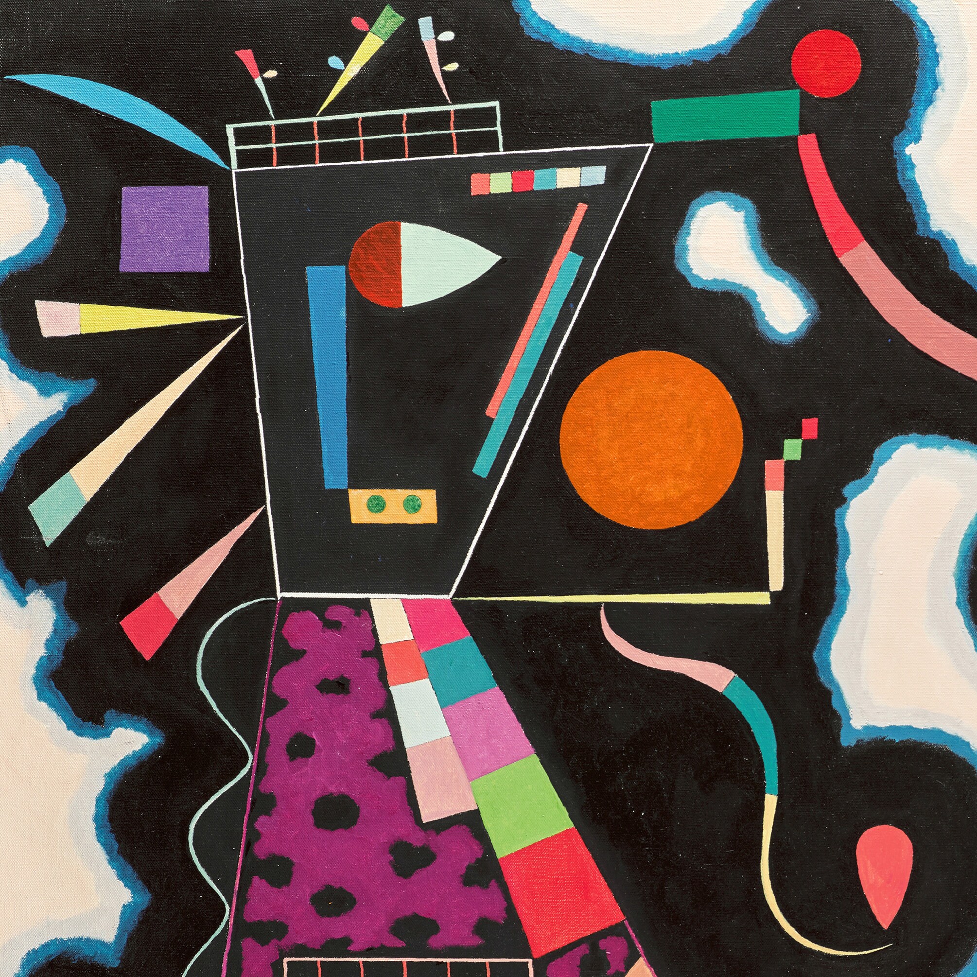 Wassily Kandinsky,le ROND Rouge,art Prints,vintage Art