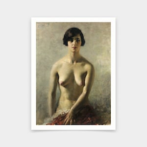 Giuseppe Palanti,Busto di donna. Nudo Donna d'Abruzzo,art prints,Vintage art,canvas wall art,famous art prints,q477