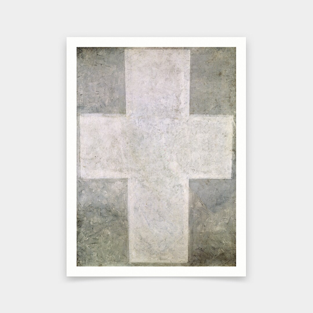 マレーヴィチ「Suprematism」 【フレームサイズ38cm × 29cm】