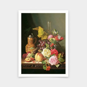 Edward Ladell,Still Life,art prints,Vintage art,canvas wall art,famous art prints, V5593