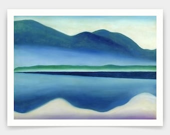 Georgia O&#39;Keeffe Lake George 1922 希少ポスター Georgia O'Keeffe Lake George 1922 希少ポスター - メルカリ