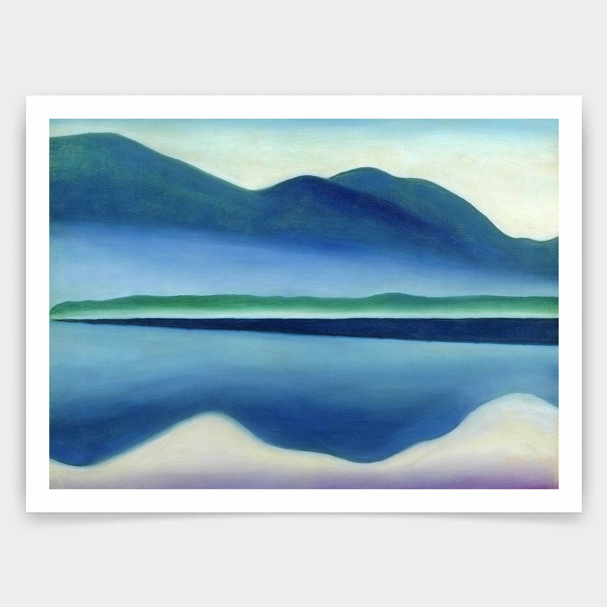 Georgia O&#39;Keeffe Lake George 1922 希少ポスター Georgia O´Keeffe Lake George 1922 希少ポスター