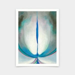 Georgia O&#39;Keeffe,Blue Line,art prints,Vintage art,canvas wall art,famous art prints,q466