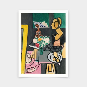 Henri Matisse,Still Life with Gourds (Nature morte aux coloquintes) 1916,art prints,Vintage art,canvas wall art,famous art prints,q492