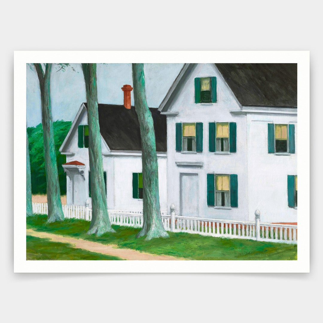Edward Hopper,two Puritans 1945,art Prints,vintage Art,canvas Wall