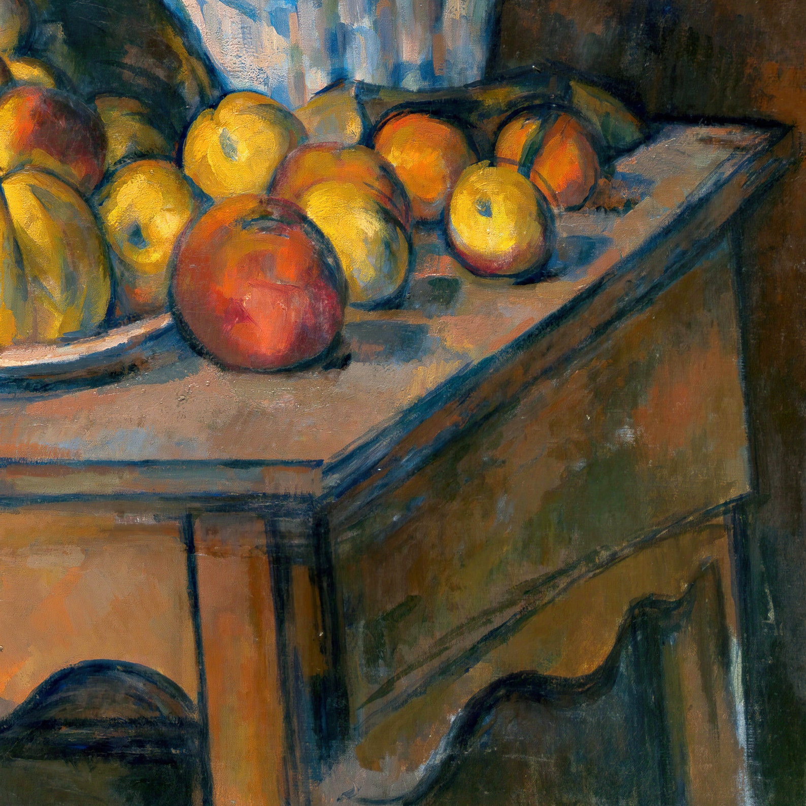 Paul Cézanne,still Life With Apples and Peaches,art Prints,vintage Art ...